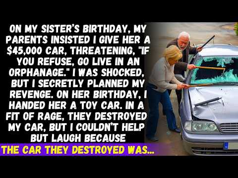 On my sister’s birthday, my parents demanded I give her a $45K car. When I refused, they did this...