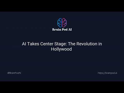 🎥 AI Takes Center Stage: The Revolution in Hollywood 🤖