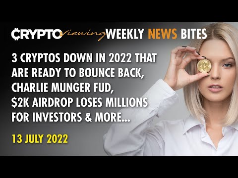 Crypto News Bites 13 July 2022 with Daz Smith