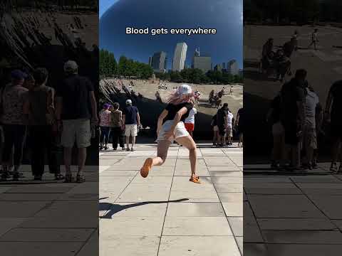 MY PERIOD RUINED MY TRIP TO CHICAGO 😭 #periodpiece #chicago #thebean