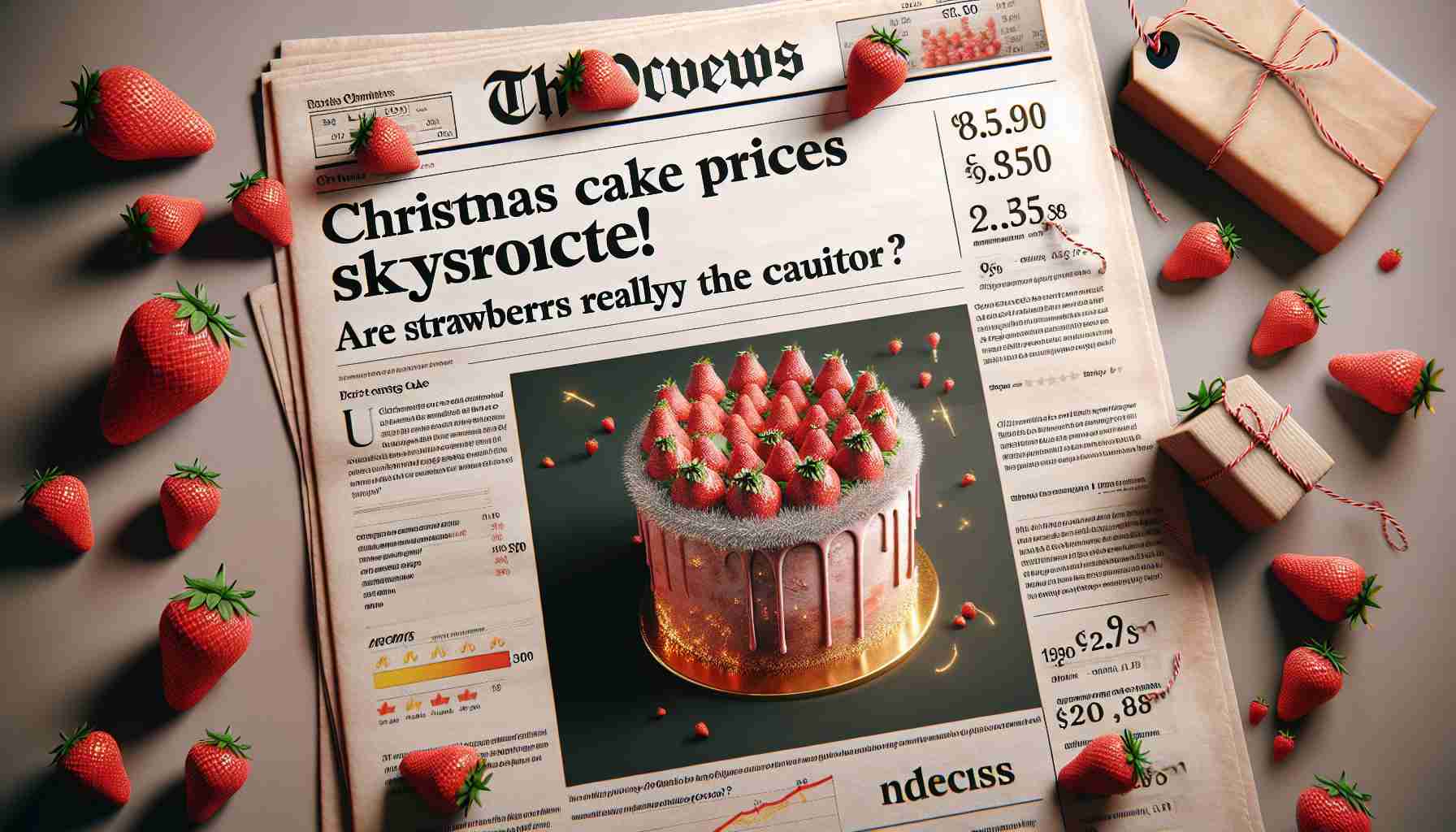 Christmas Cake Prices Skyrocket! Are Strawberries Really the Culprit? 